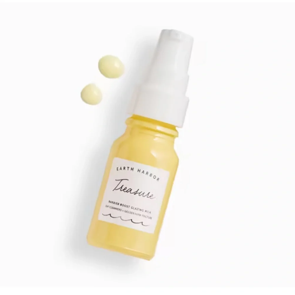 ❤️ 3/$25 EARTH HARBOR NATURALS TREASURE Barrier Boost Glazing Milk